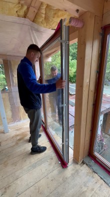 Erkélyajtók beszerelése