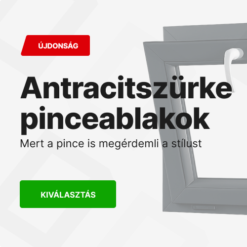 Antracitová sklepní okna